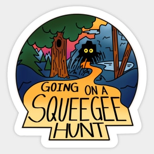 Going on a Squeegee Hunt Sticker